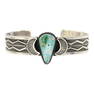 Sunshine Reeves Royston Turquoise Stamp work Cuff Bracelet