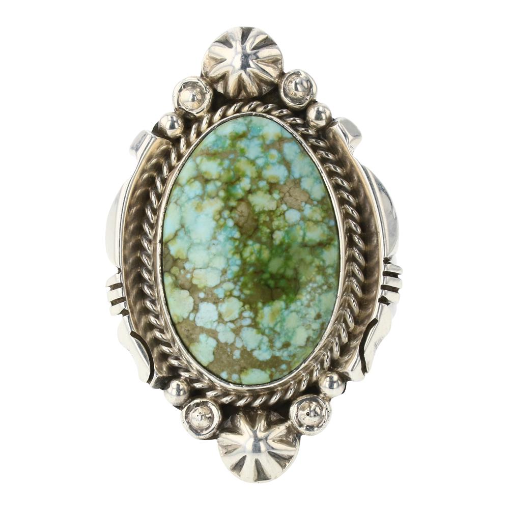 Navajo Sonoran Gold Turquoise Ring (1 of 3)