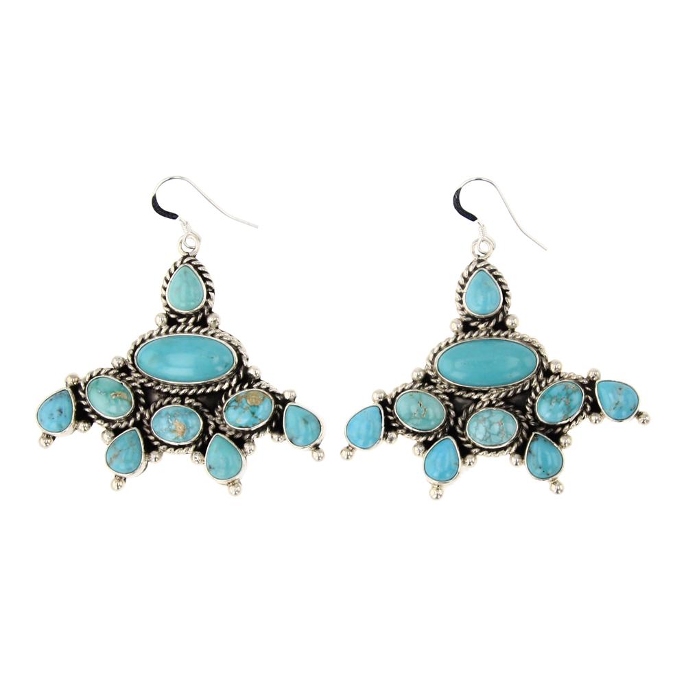 Eula Wylie Sonoran Turquoise Earrings (1 of 2)
