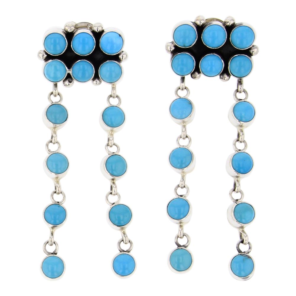 Ella Linkin Kingman Turquoise Chandelier Earrings (1 of 2)
