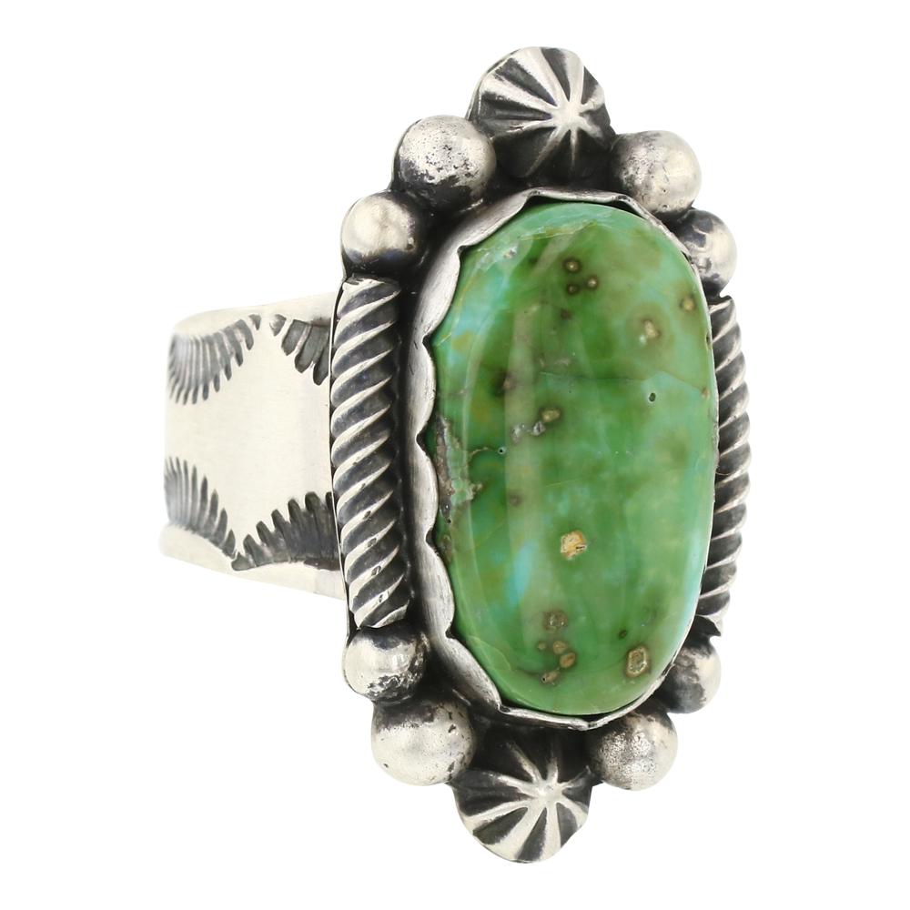 Navajo Sonoran Gold Turquoise Ring (1 of 3)