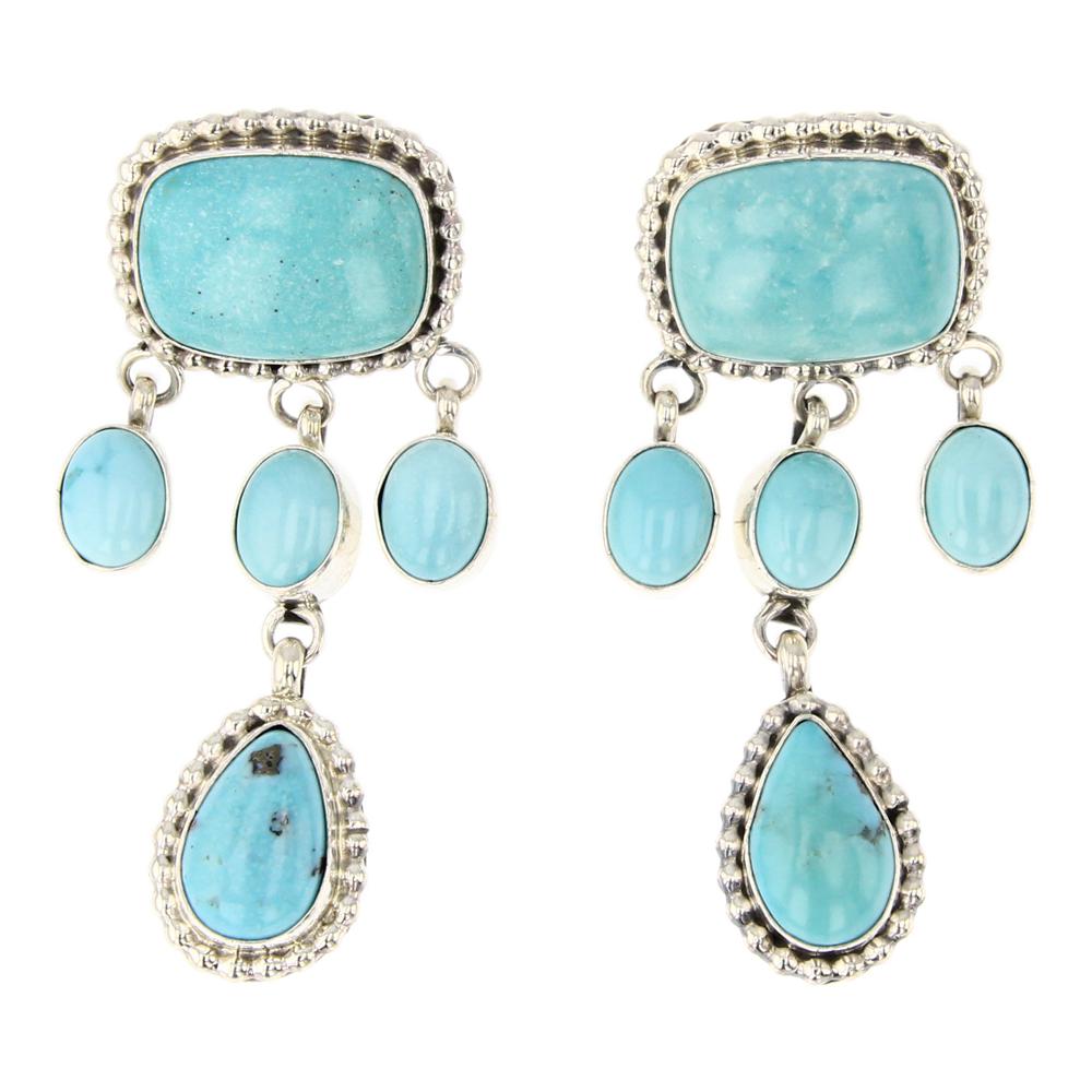 Carol Wylie Compitos Turquoise Chandelier Earrings (1 of 2)