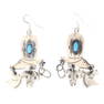 Kingman Turquoise Western Wear Earrings