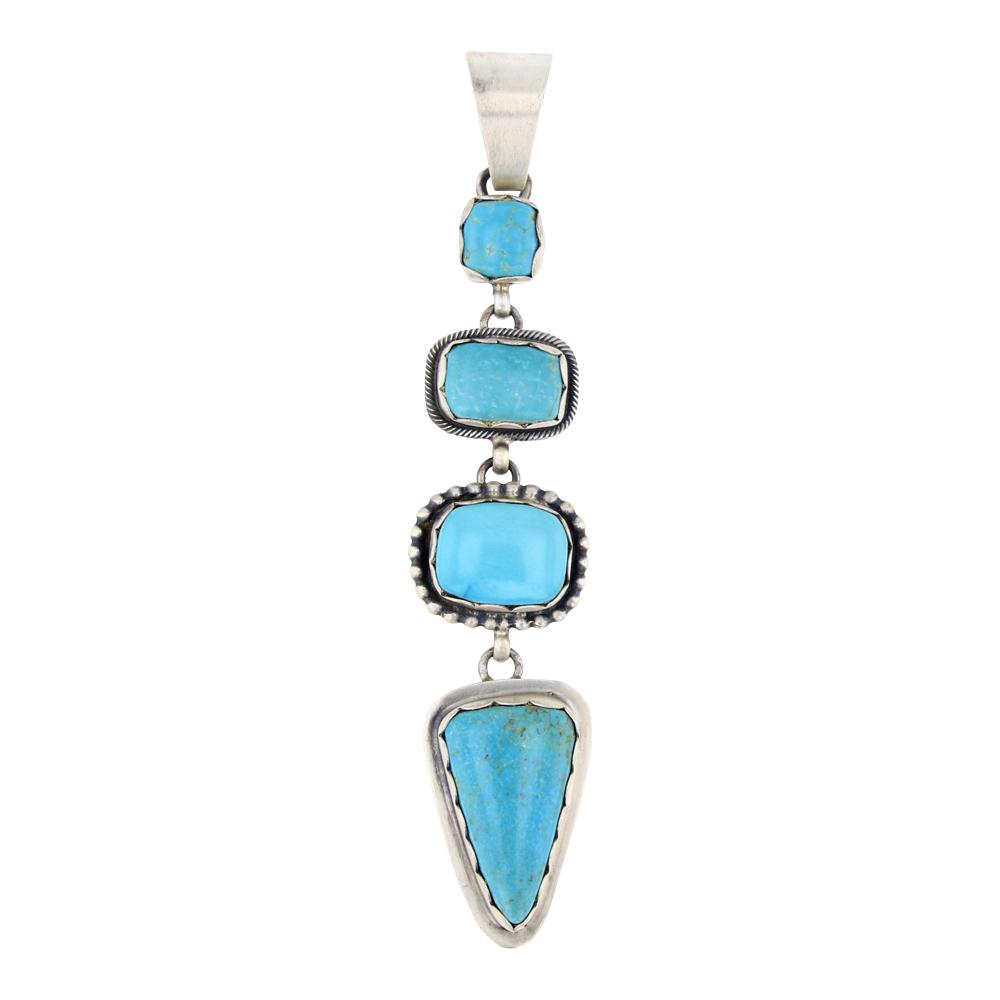 Darin Livingston Nevada Turquoise Pendant (1 of 2)