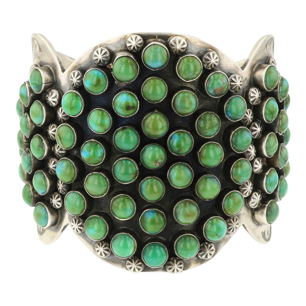 Paul Livingston Sonoran Gold Turquoise Cuff Bracelet (1 of 4)