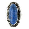 Vintage Navajo Denim lapis Oval Ring