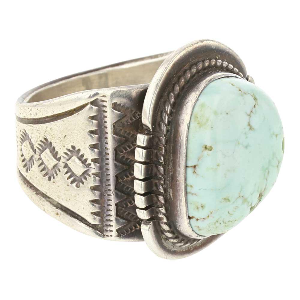 Stanley Parker Number Eight Turquoise Ring
