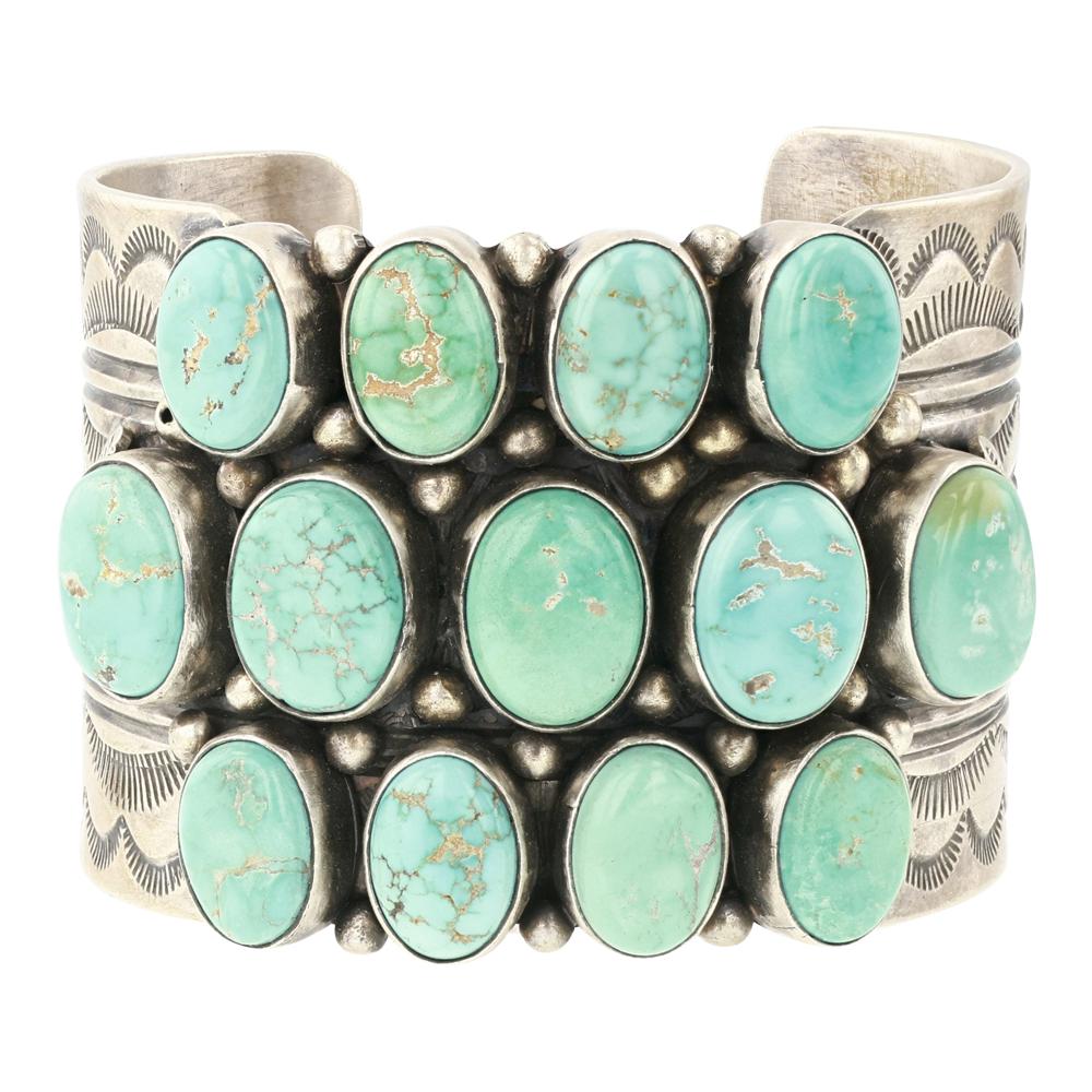 Bobby Johnson Carrico Lake Turquoise Cuff Bracelet (1 of 3)