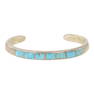 Navajo Inlay Kingman Turquoise Bracelet