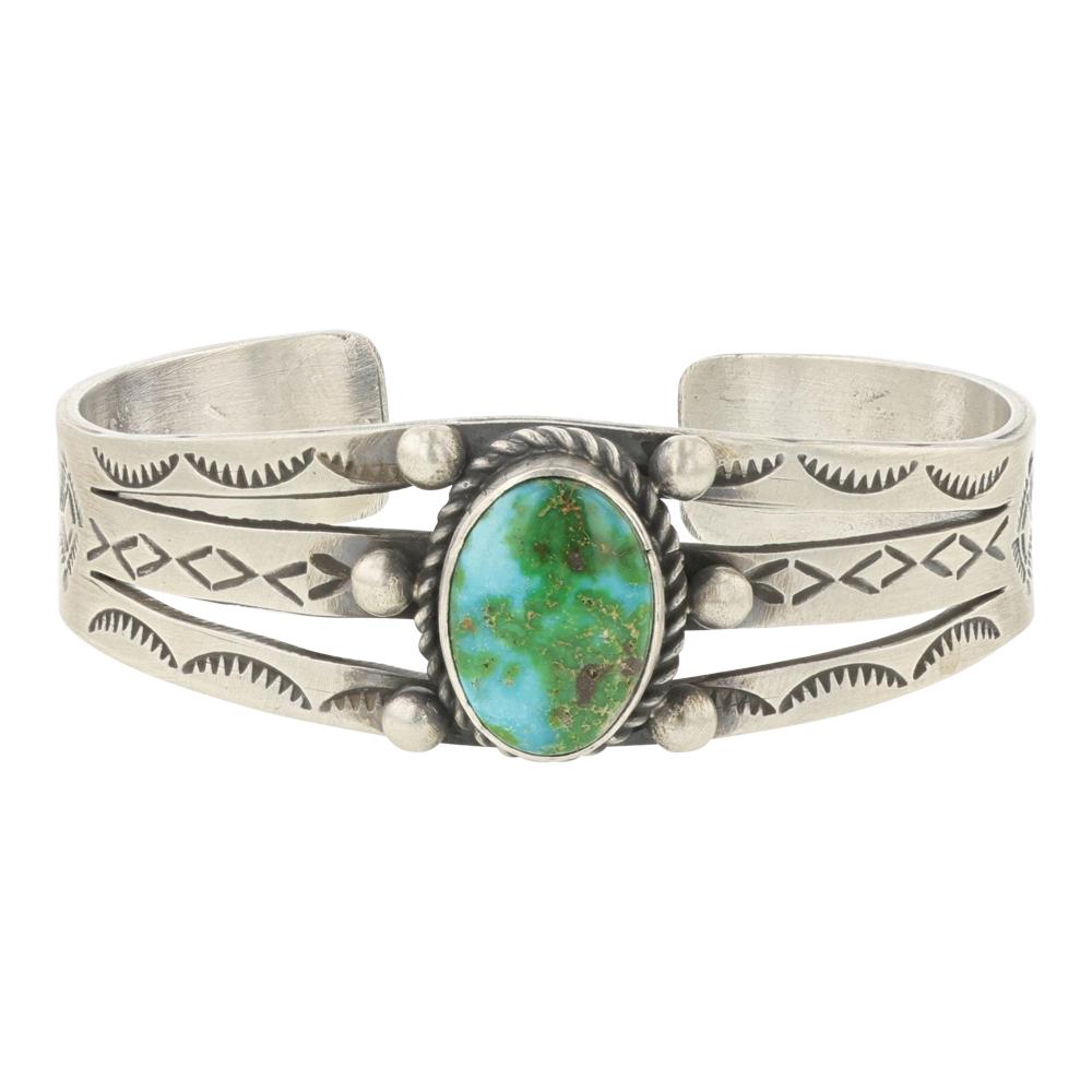 Randall Endito Sonoran Gold Turquoise Cuff Bracelet (1 of 4)
