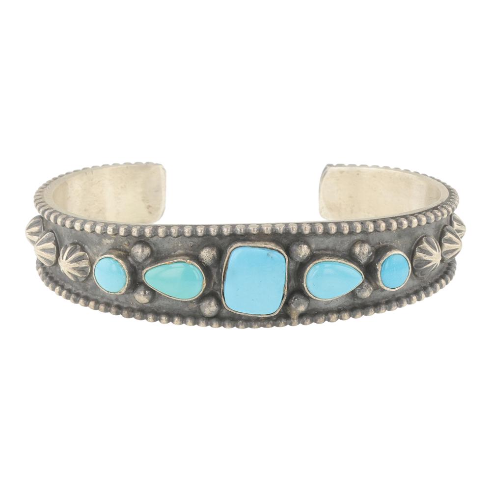 Bobby Johnson Sleeping Beauty Turquoise Cuff Bracelet (1 of 4)