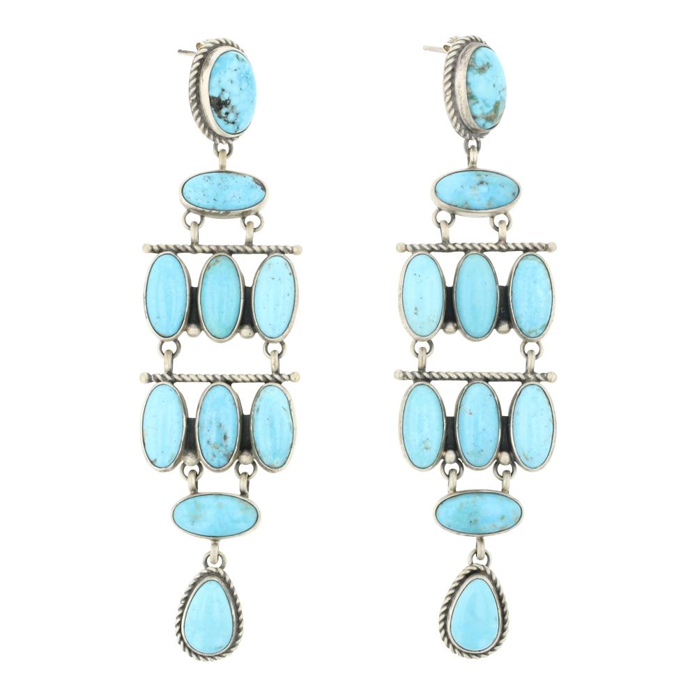 Albert Dawes Compitos Turquoise Chandelier Earrings (1 of 2)
