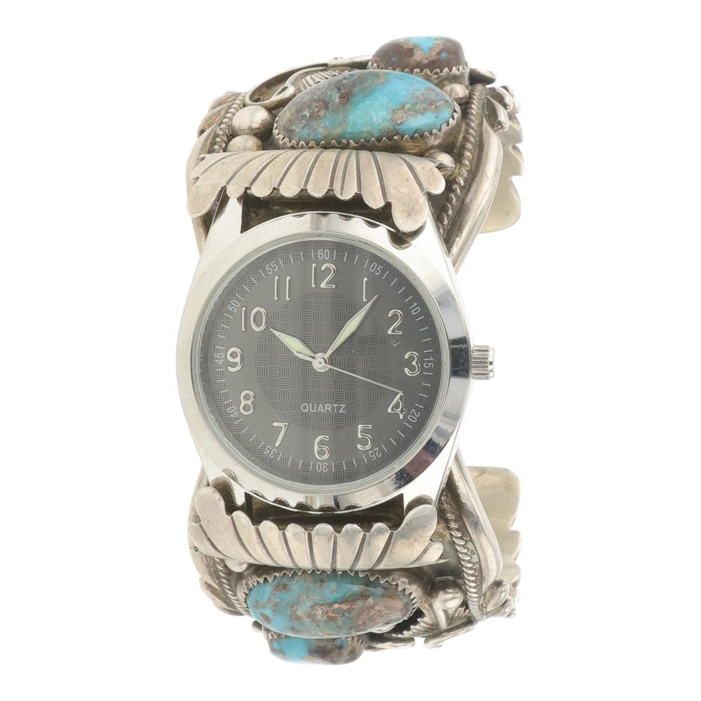 Thomas Francisco Bisbee Turquoise Watch Bracelet (1 of 4)