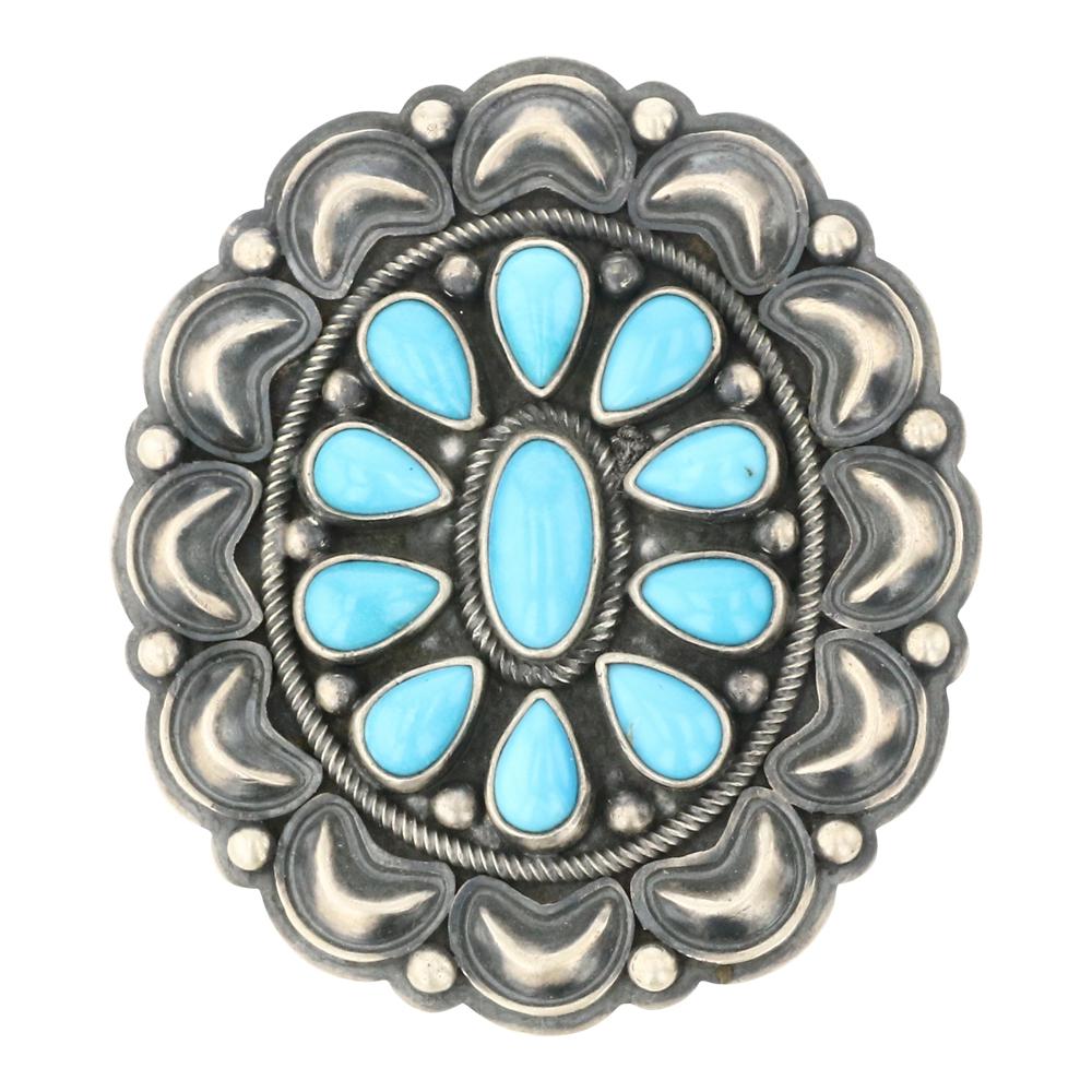 Raymond Bennett Jr. Sleeping Beauty Turquoise Bump Out Adjustable Ring (1 of 4)