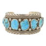 Vintage Sleeping Beauty Turquoise Traditional Cuff Bracelet