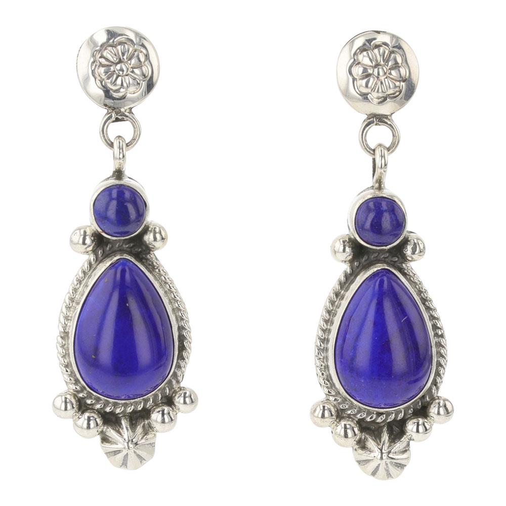 Ella Linkin Lapis Earrings (1 of 3)