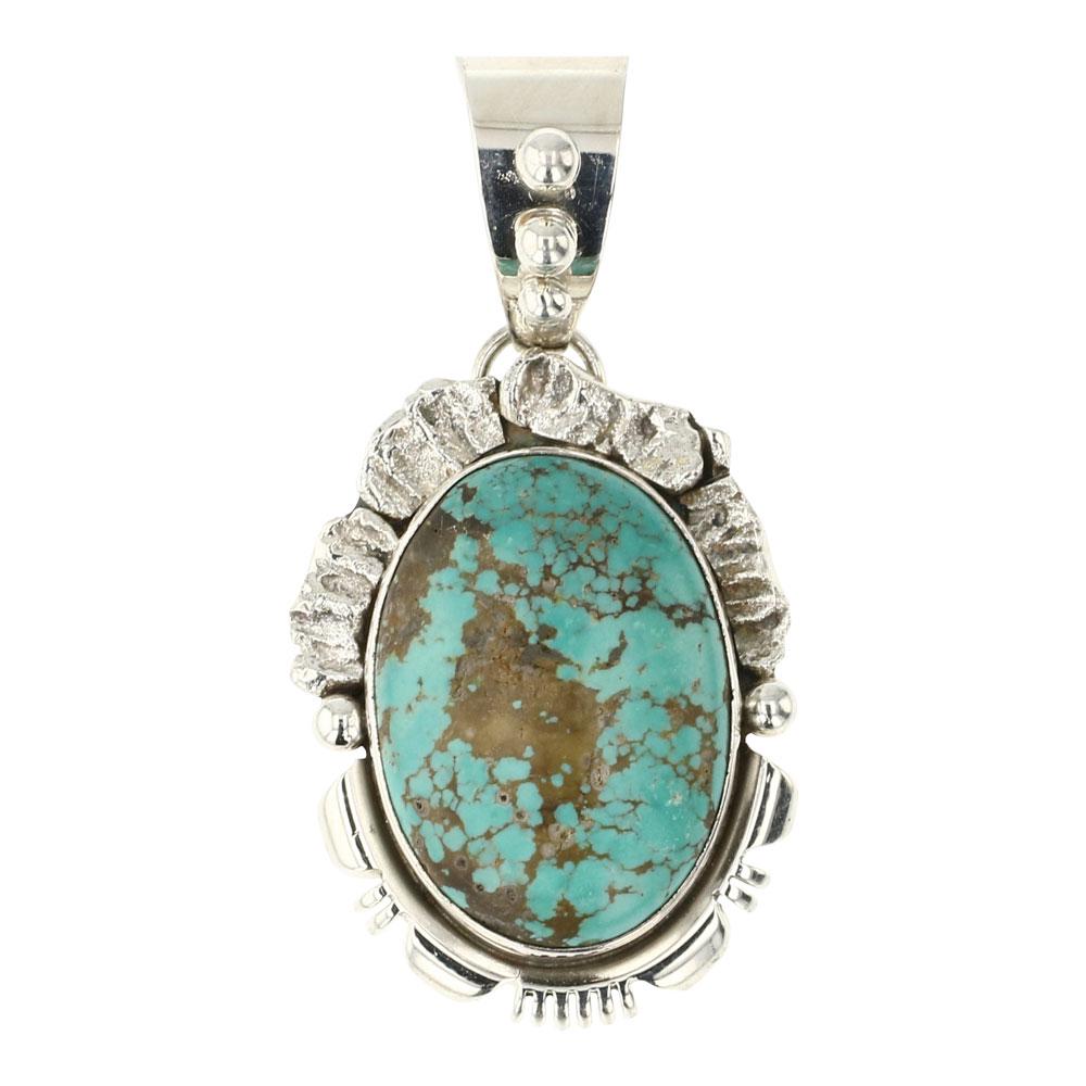 Ronald Tom Nevada Turquoise Pendant (1 of 2)