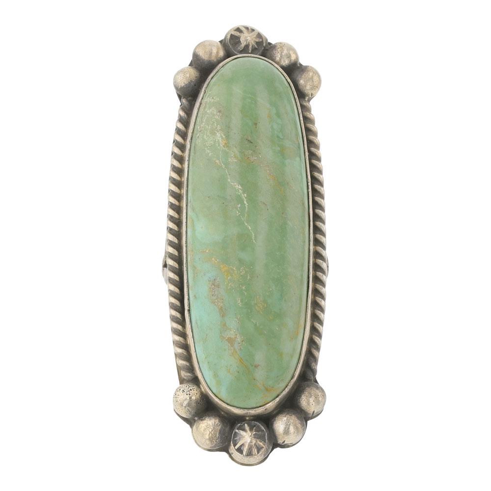 Augustine Largo Menassa Turquoise Long Oval Large Ring (1 of 3)