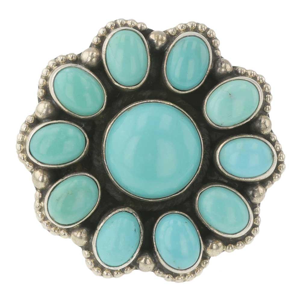 Kathleen Chavez Compitos Turquoise Cluster Ring (1 of 3)