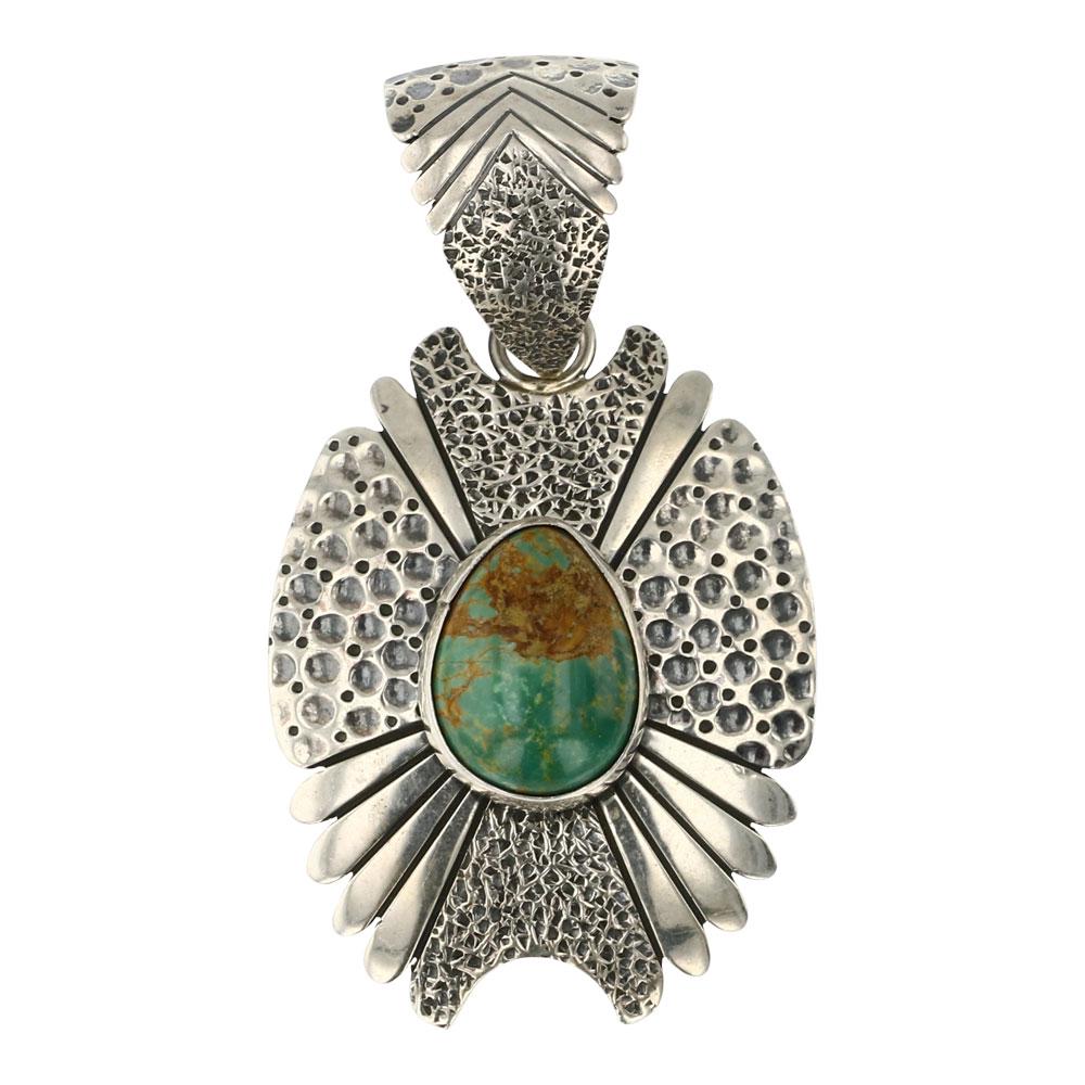 Daniel Benally Royston Turquoise Pendant (1 of 2)
