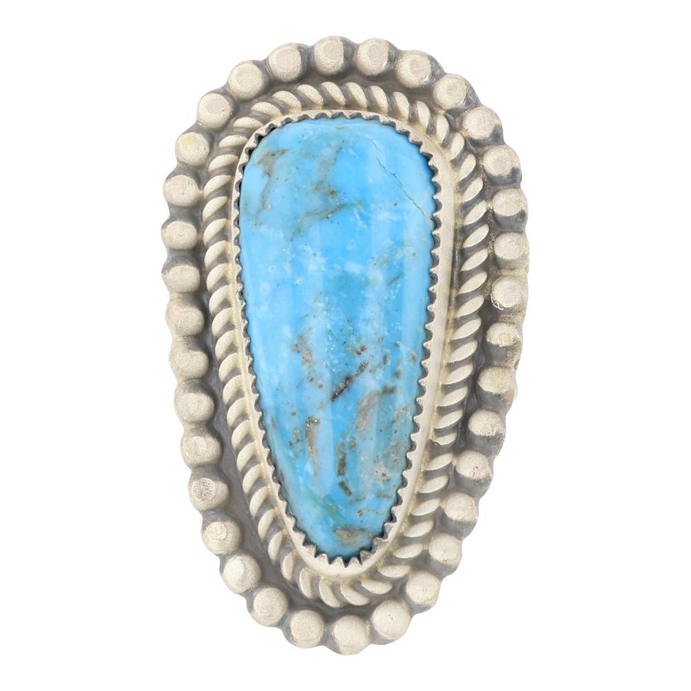 Leslie Nez Nacozari Turquoise Ring (1 of 3)