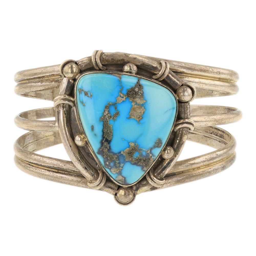 Derrick Gordon Ithaca Peak Turquoise Cuff Bracelet (1 of 3)