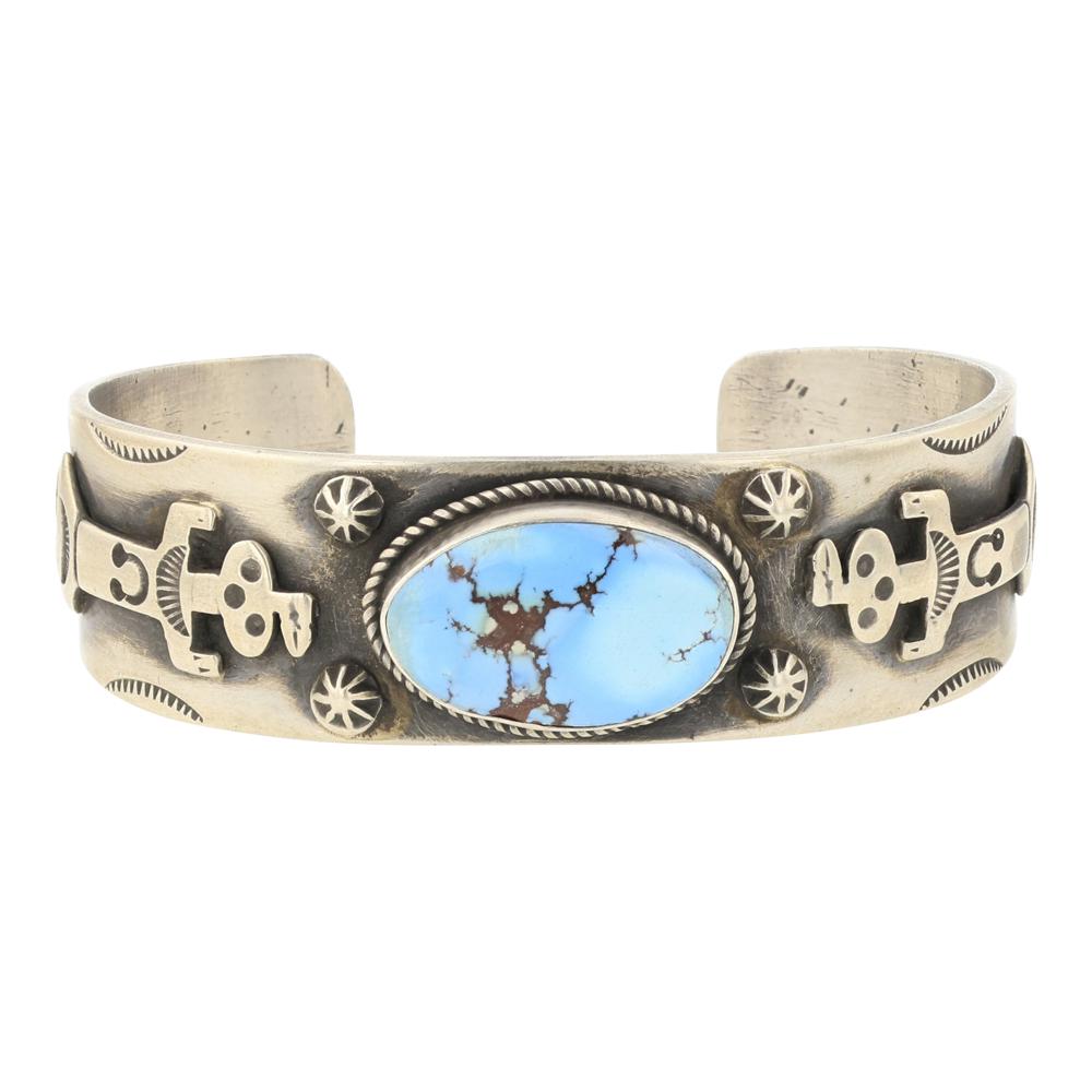 Randall Endito Golden Hill Turquoise Cuff Bracelet (1 of 5)