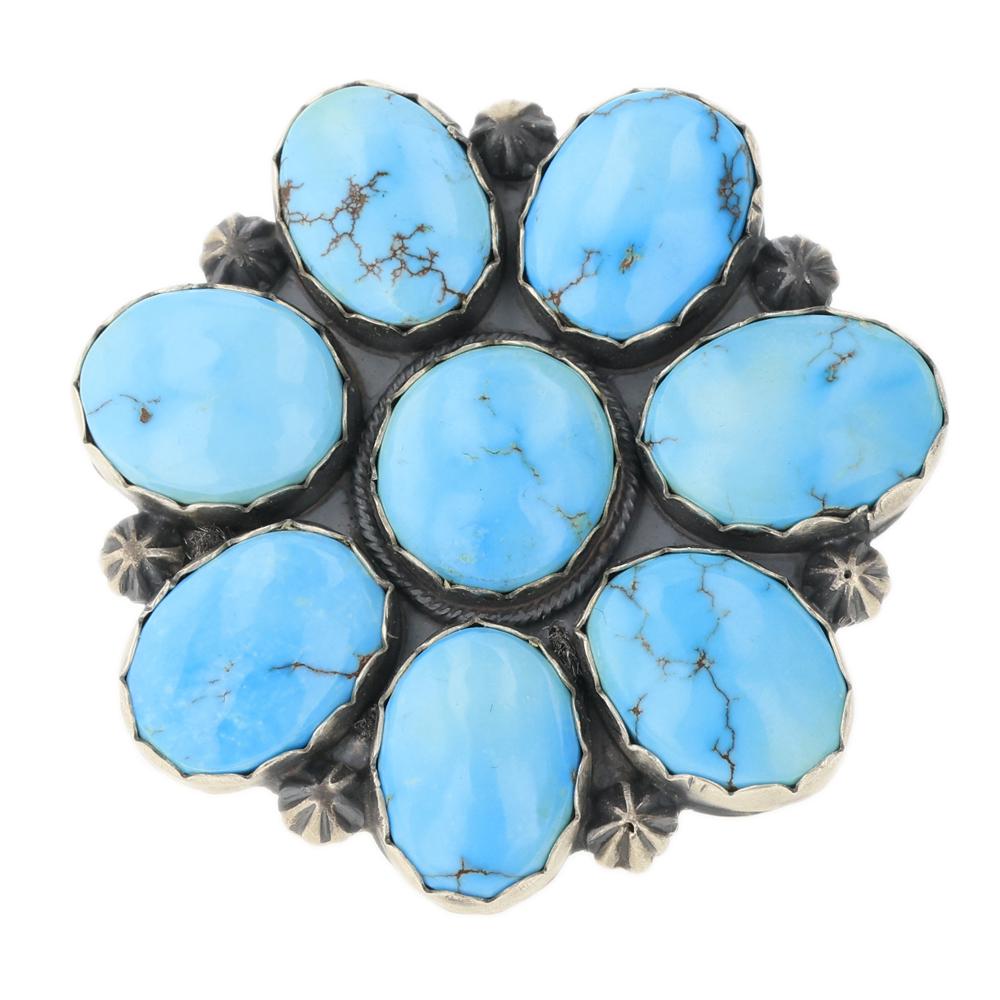 Beatty Tom Egyptian Turquoise Cluster Ring (1 of 3)