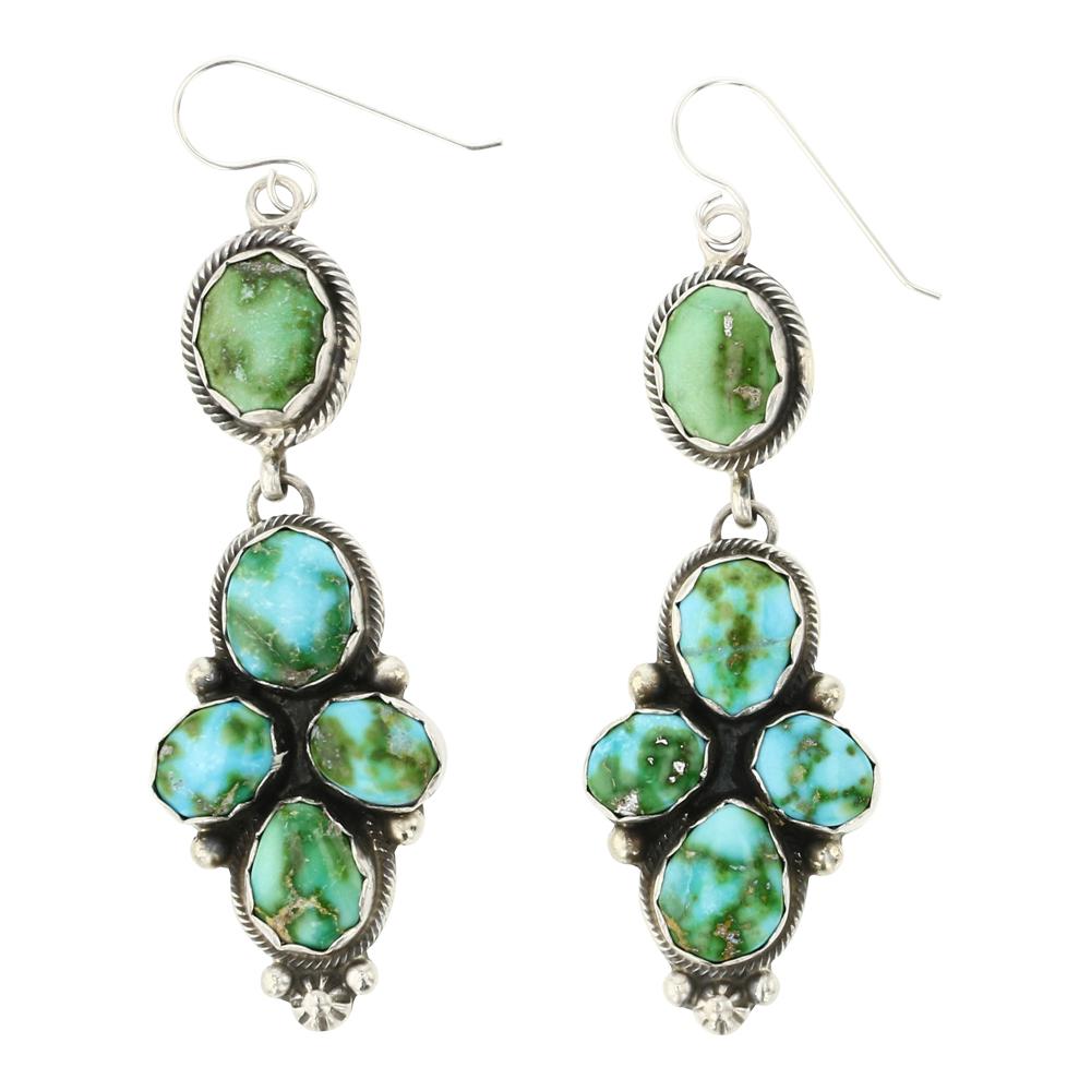 Kathleen Chavez Sonoran Gold Turquoise Earrings (1 of 2)