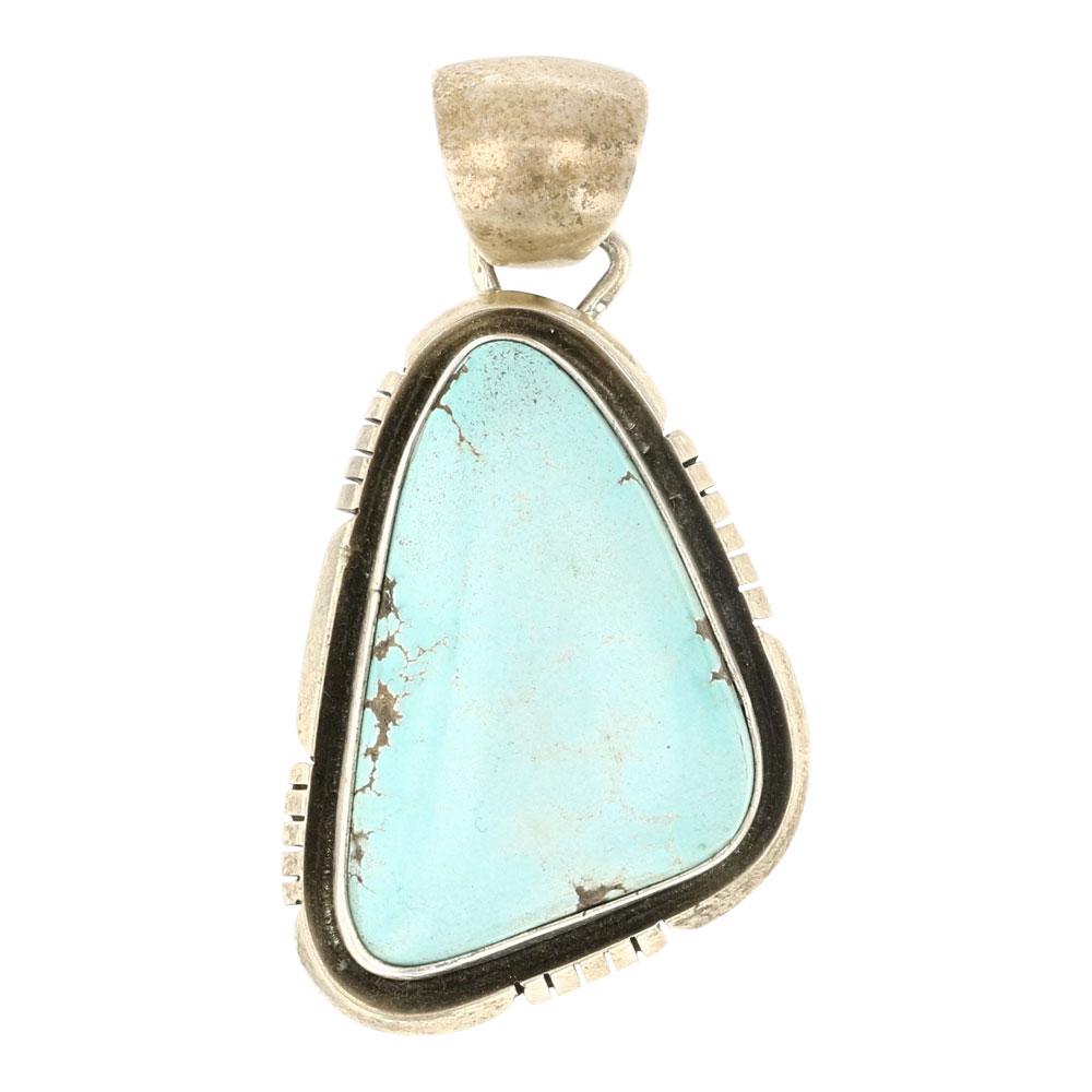 Kevin Willie Nevada Turquoise Pendant (1 of 2)