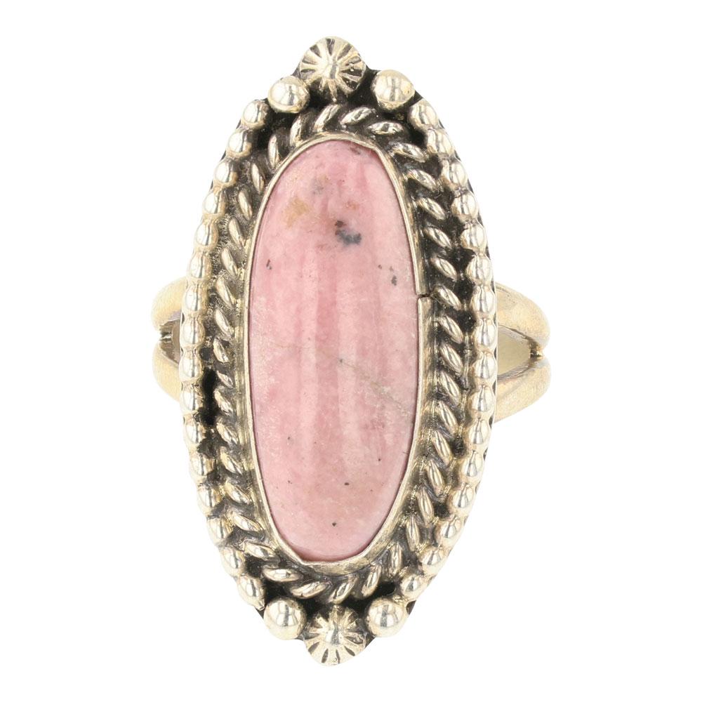 Sheila Tso Navajo Rhodonite Ring (1 of 4)