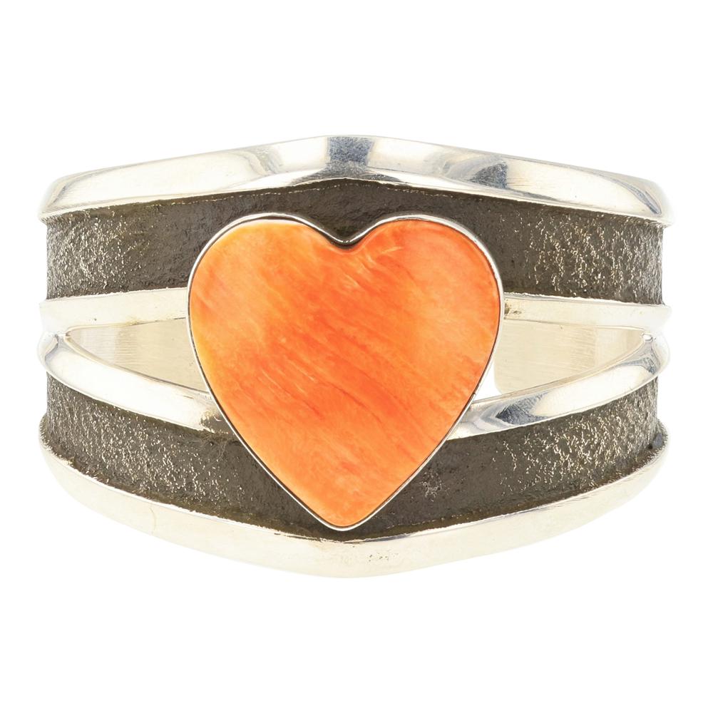 Navajo Spiny Oyster Cuff Bracelet (1 of 3)