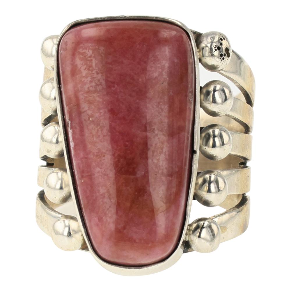 Paul Livingston Rhodonite Contemporary Ring (1 of 3)