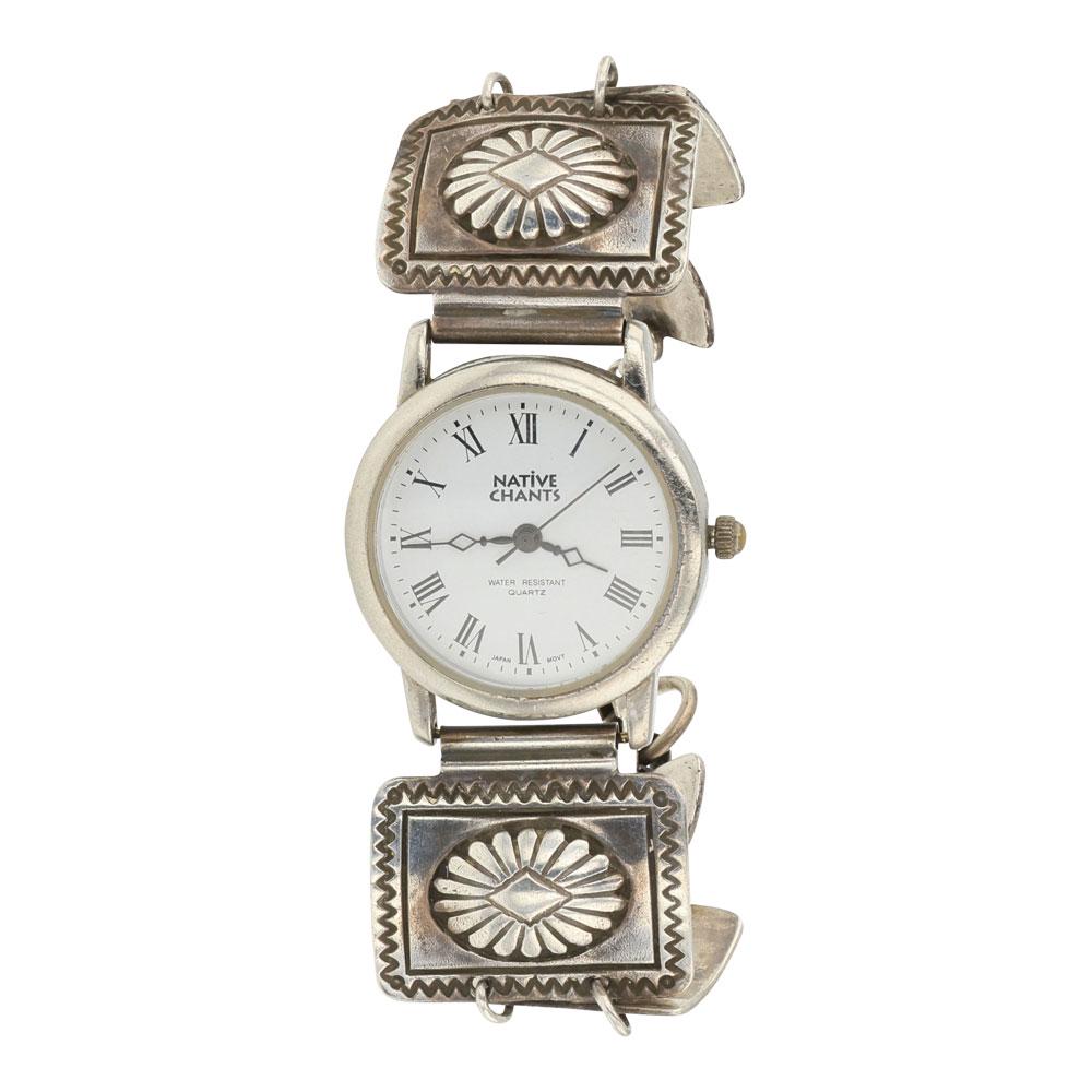 Raymond Coriz Kew Plain Silver Link Watch Bracelet (1 of 3)