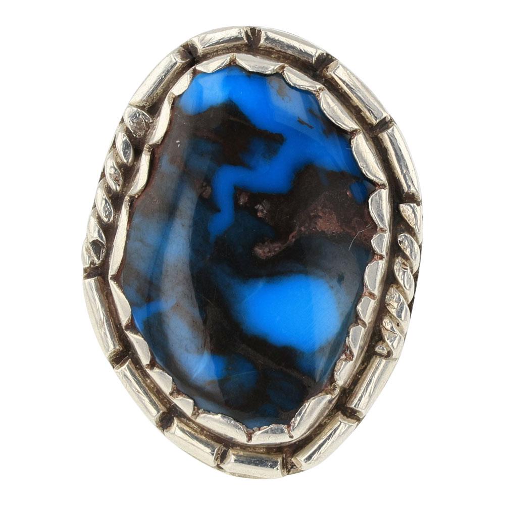 Vintage Navajo Bisbee Turquoise Ring (1 of 3)