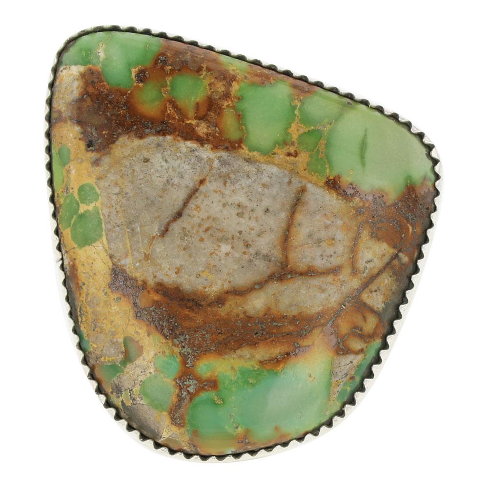 Navajo Royston Turquoise Freeform Ring (1 of 3)
