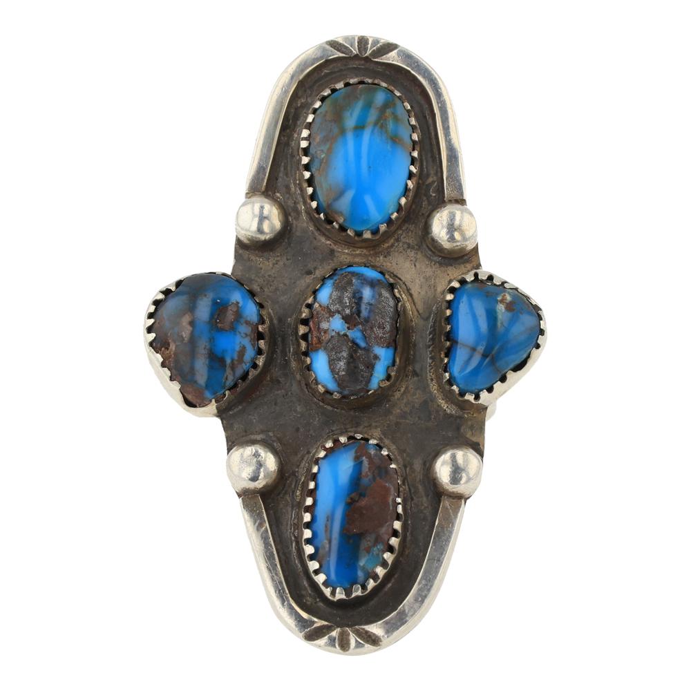 Vintage Navajo Bisbee Turquoise Ring (1 of 3)