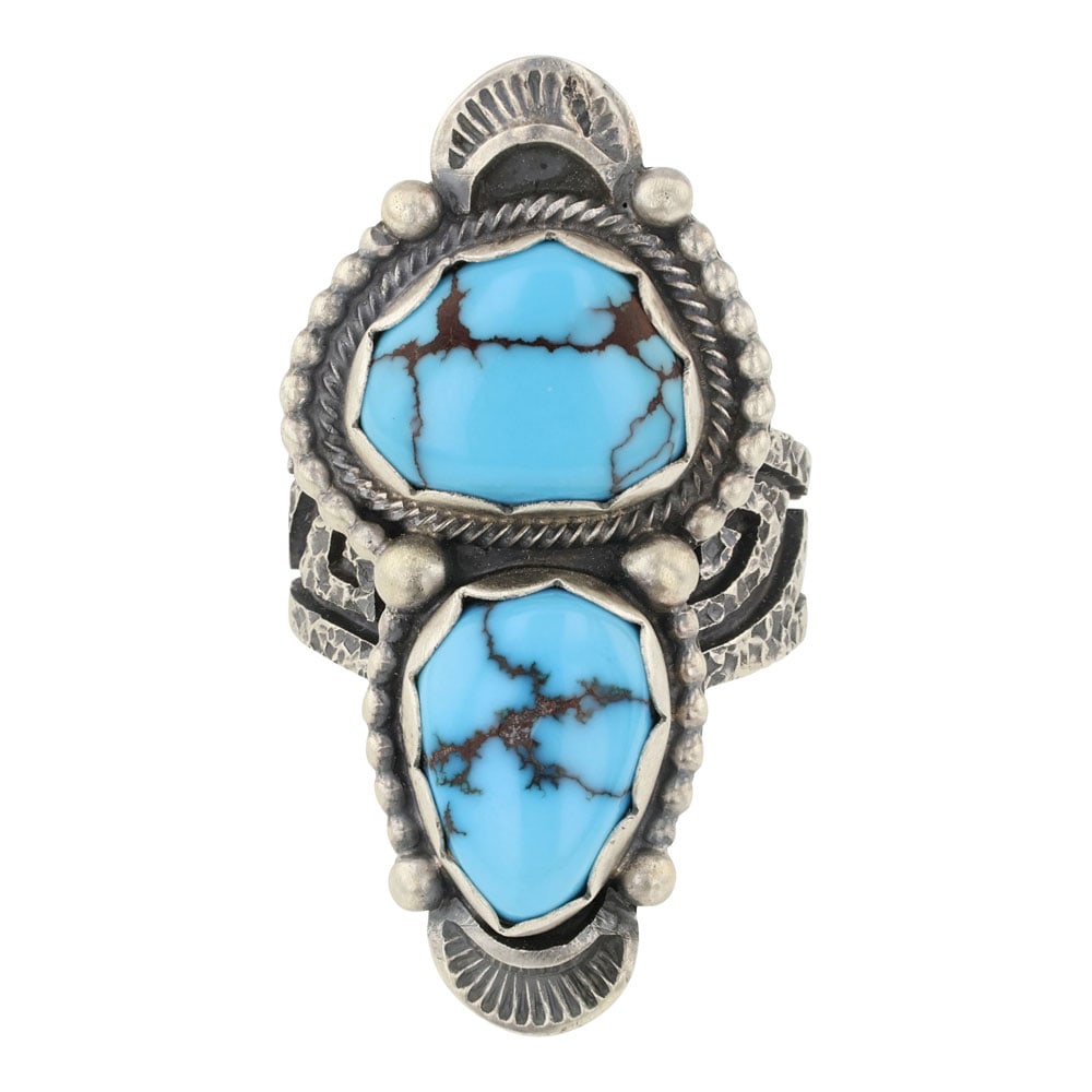 Daniel Benally Egyptian Turquoise Contemporary Ring (1 of 3)