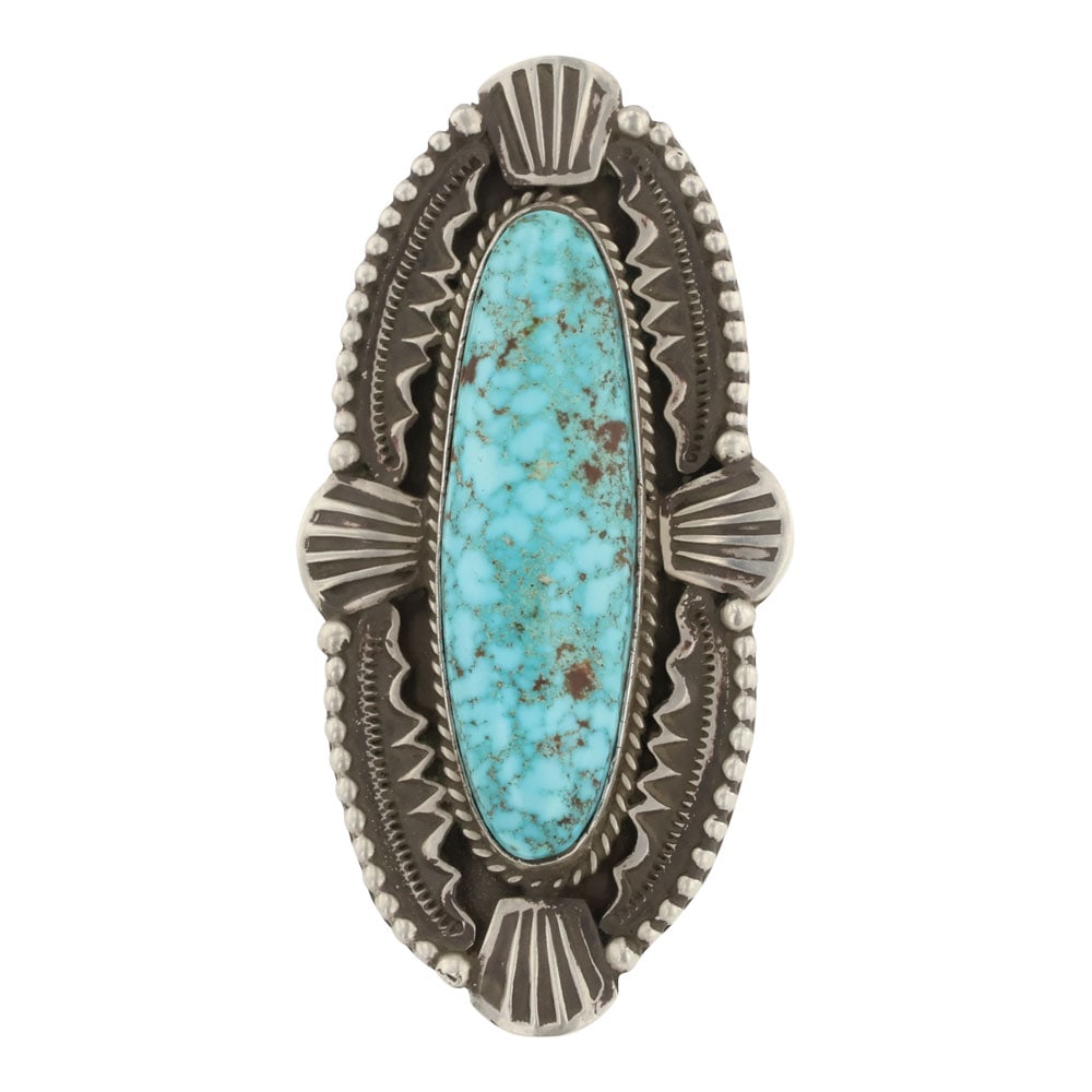 Michael Calladito Turquoise Mountain Turquoise Ring (1 of 3)