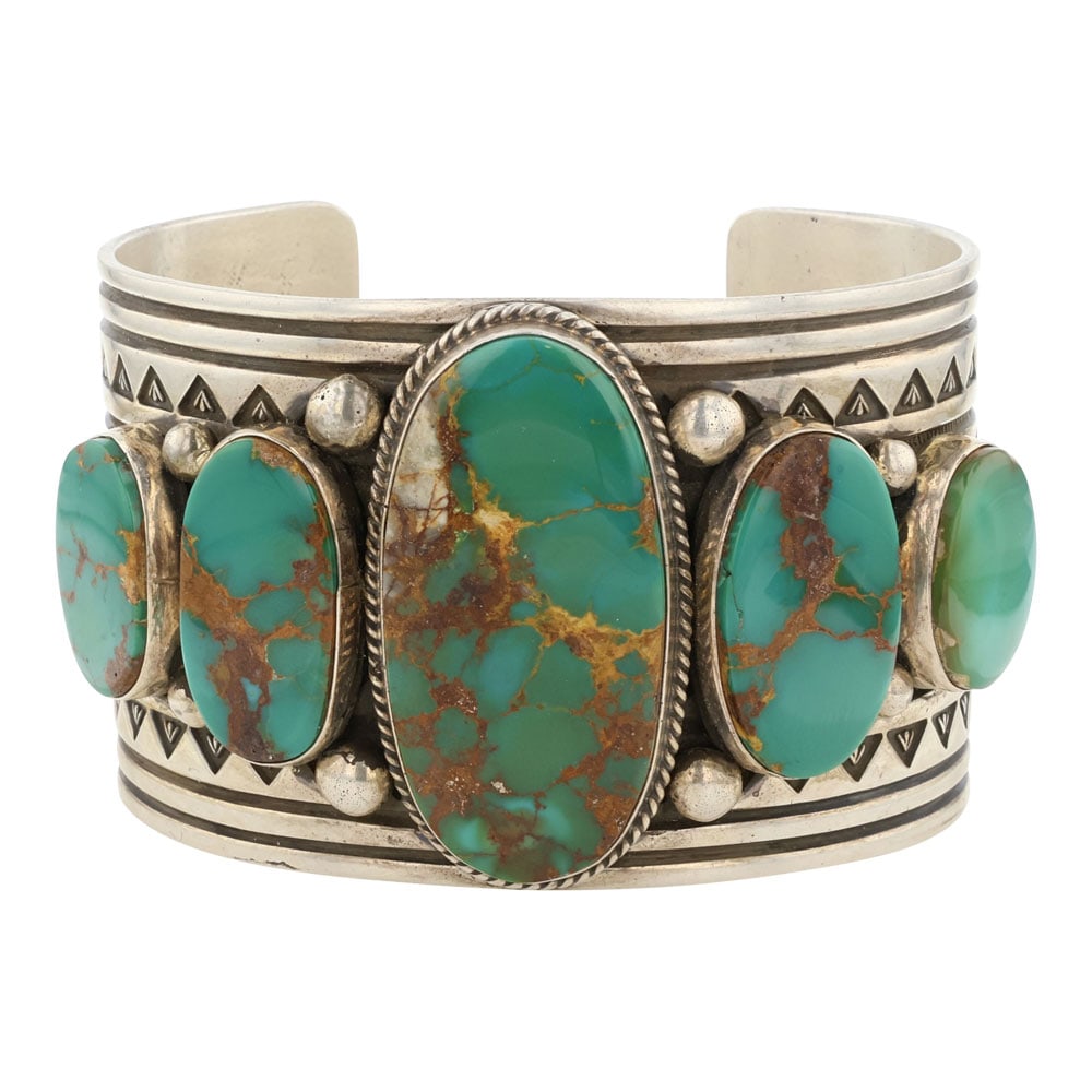 Albert Jake Royston Turquoise Cuff Bracelet (1 of 3)