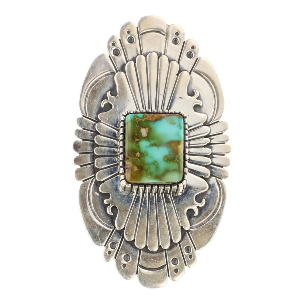 Marita Benally Royston Turquoise Ring (1 of 3)