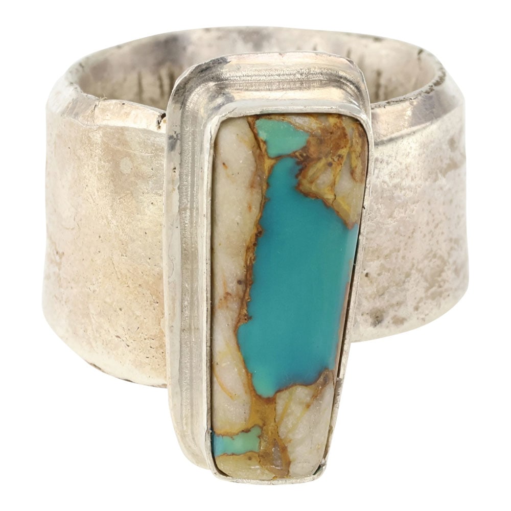 Navajo Boulder Turquoise Ring (1 of 3)