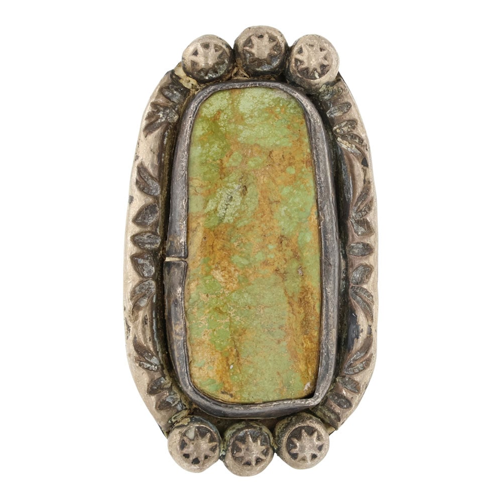 Vintage Navajo Menassa Turquoise Ring (1 of 3)