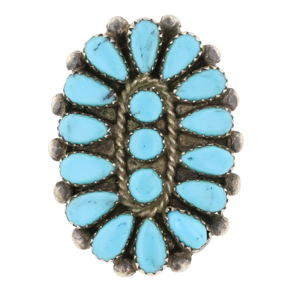 Navajo Block Cluster Ring (1 of 3)
