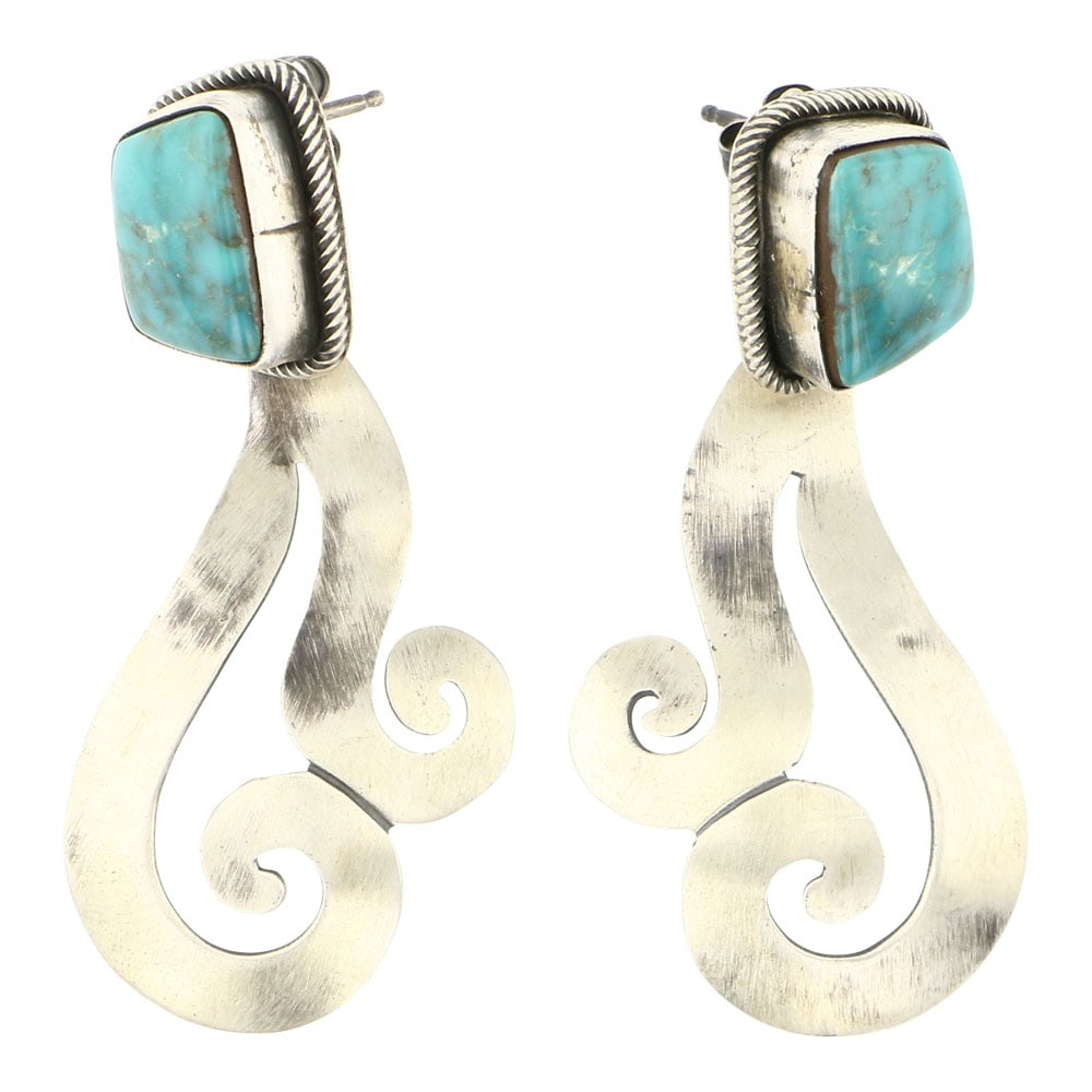 Lorenzo Juan Fox Turquoise Earrings (1 of 2)