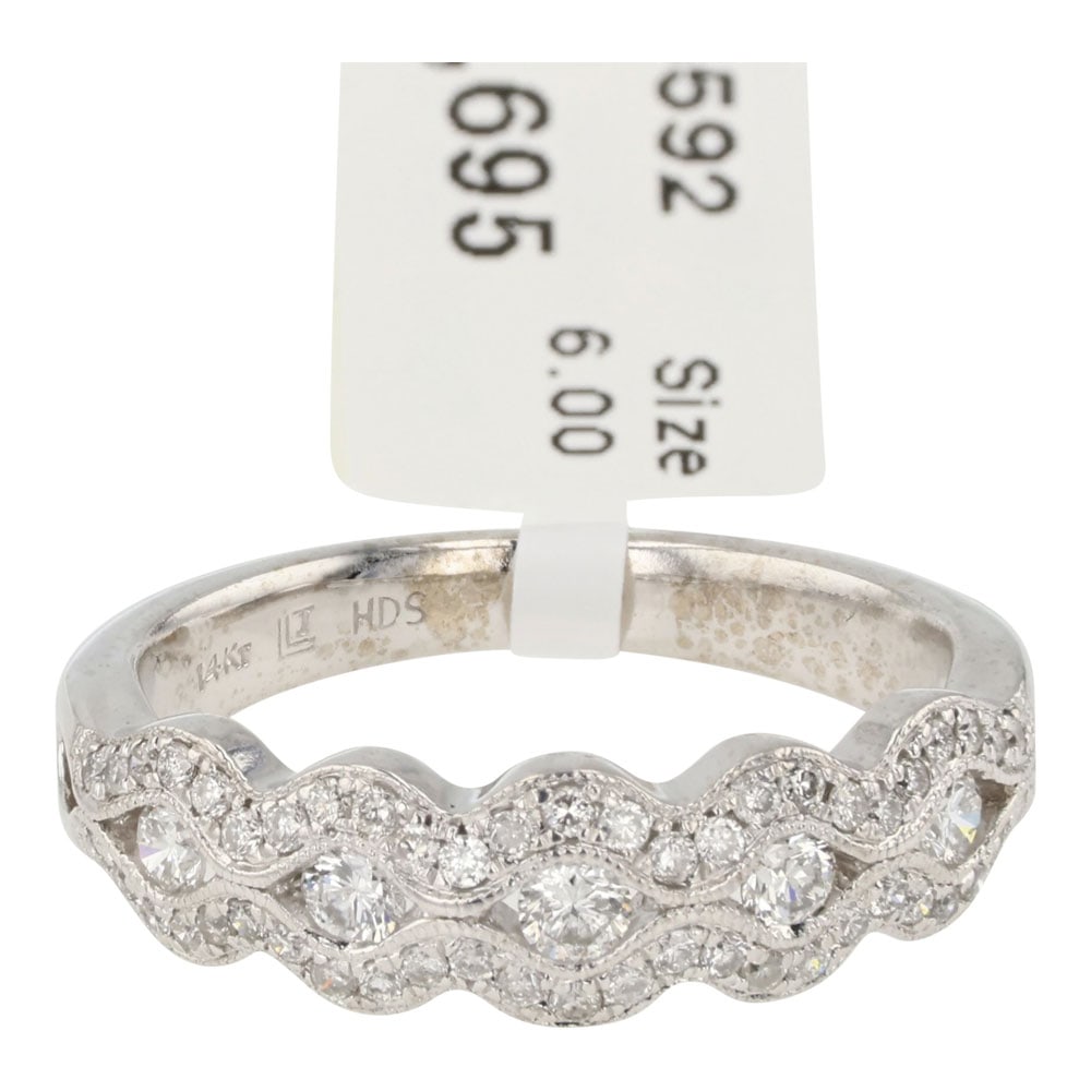 14K White Gold Diamond ring (1 of 4)