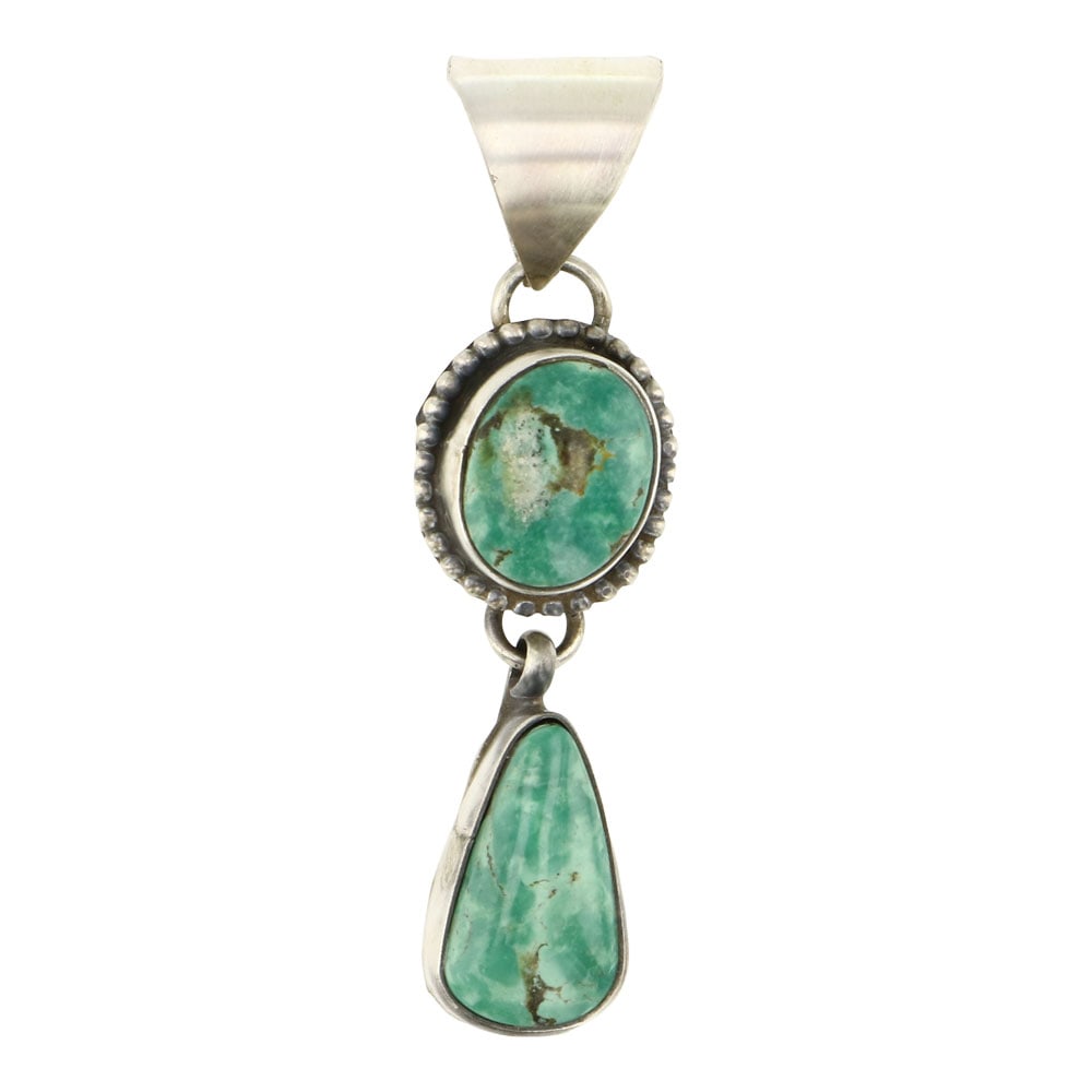 Ella Peters Navajo Royston Turquoise Pendant (1 of 2)