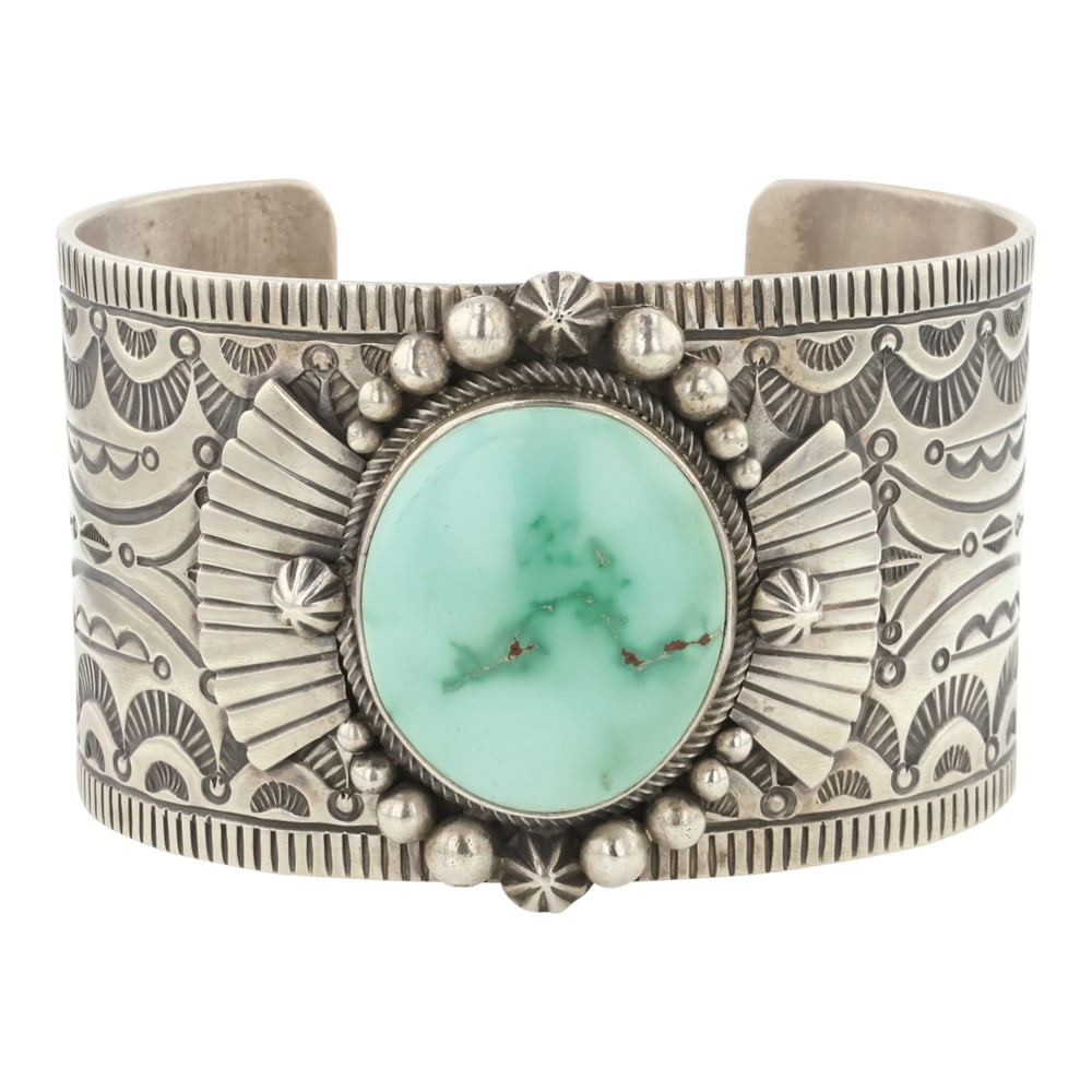 Danny Clark Fox Turquoise Cuff Bracelet (1 of 4)