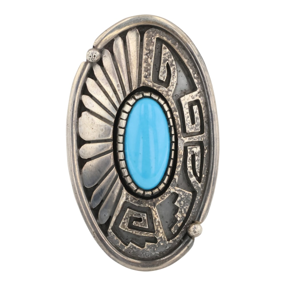 Marita Benally Sleeping Beauty Turquoise Ring (1 of 3)