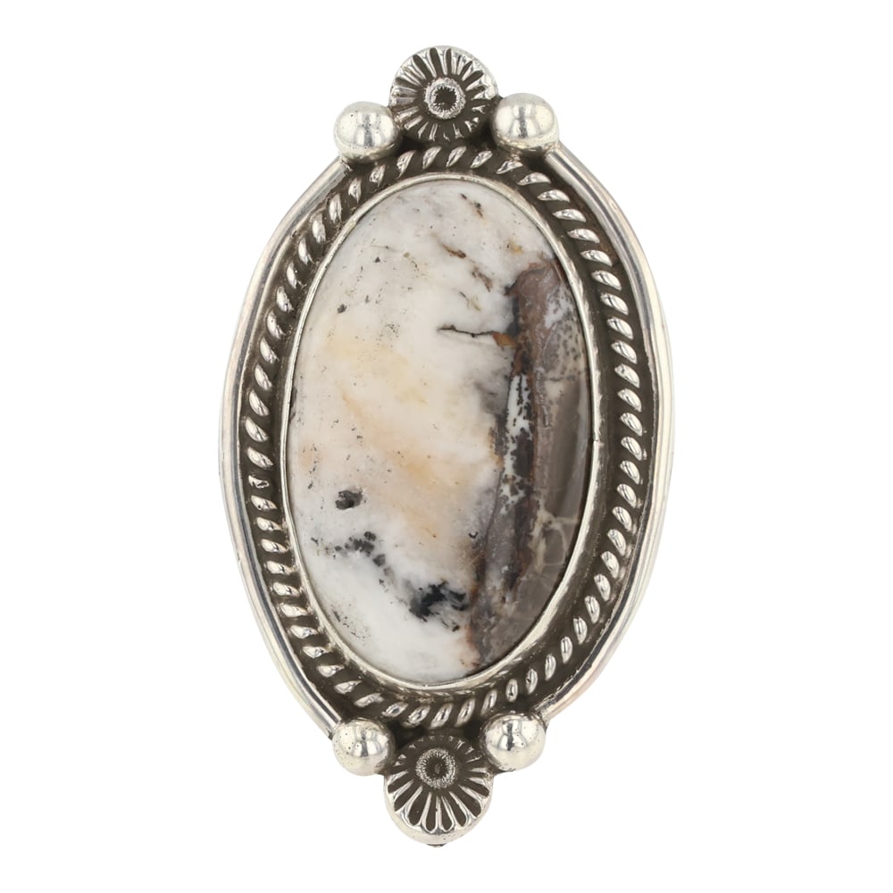 Navajo White Buffalo Ring (1 of 3)